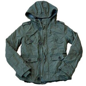 Aritzia TNA Platoon Military Twill Utility Jacket